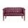  Классический бордовый диван Grace sofa leather, фото 1 