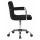  Офисное кресло для персонала DOBRIN TERRY, черный велюр (MJ9-101), фото 3 