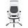  Офисное кресло для руководителей DOBRIN STEVEN WHITE, белый пластик, чёрная ткань, фото 5 