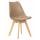  Стул обеденный DOBRIN JERRY SOFT, ножки светлый бук, цвет сиденья бежевый (GR-03), фото 1 