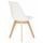  Стул обеденный DOBRIN JERRY SOFT, ножки светлый бук, цвет сиденья белый (W-02), фото 4 