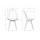  Стул обеденный DOBRIN JERRY SOFT, ножки светлый бук, цвет сиденья белый (W-02), фото 9 
