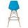  Стул барный DOBRIN DSW BAR, ножки светлый бук, цвет сиденья голубой (BE-02), фото 5 