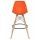  Стул барный DOBRIN DSW BAR, ножки светлый бук, цвет сиденья оранжевый (O-02), фото 5 
