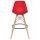  Стул барный DOBRIN DSW BAR, ножки светлый бук, цвет сиденья красный (R-02), фото 5 