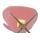  Кресло дизайнерское DOBRIN SWAN, розовый велюр BLUVEL52, золотое основание, фото 11 