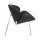  Кресло дизайнерское DOBRIN EMILY, черный винил YP16, хромированная сталь, фото 3 