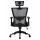  Офисное кресло для персонала DOBRIN NIXON, чёрный, серая сетка, фото 5 