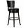  Вращающийся полубарный стул DOBRIN JOHN COUNTER, капучино, черный, фото 4 