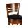  Вращающийся полубарный стул DOBRIN WILLIAM COUNTER, шоколад, черный, фото 7 