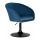 Кресло дизайнерское DOBRIN EDISON BLACK, синий велюр (1922-20), фото 2 