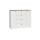 Остин Комод 16.221 белый шагрень, фото 1 