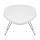  Кресло дизайнерское DOBRIN EMILY, белый (букле) ткань , хромированная сталь, фото 6 