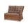  "Бергамо" плетеный левый модуль дивана, цвет коричневый, фото 1 