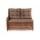  "Бергамо" плетеный правый модуль дивана, цвет коричневый, фото 3 