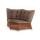  "Бергамо" плетеный угловой диванный модуль, цвет коричневый, фото 2 