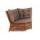  "Бергамо" плетеный угловой диванный модуль, цвет коричневый, фото 4 