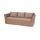  "Капучино" диван из искусственного ротанга трехместный, цвет коричневый, фото 5 