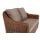  "Кон Панна" диван из искусственного ротанга двухместный, цвет коричневый, фото 3 