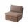  "Лунго" модуль диванный прямой с подушками, цвет коричневый, фото 1 