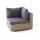 "Лунго" модуль диванный угловой с подушками, цвет соломенный, фото 3 