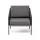  "Канны" кресло плетеное из роупа, каркас алюминий темно-серый (RAL7024) шагрень, роуп темно-серый круглый, ткань Savana grafit, фото 2 