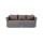  "Капучино" диван из искусственного ротанга трехместный, цвет графит, фото 4 