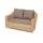  "Кон Панна" диван из искусственного ротанга двухместный, цвет соломенный, фото 1 