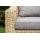  "Кон Панна" диван из искусственного ротанга двухместный, цвет соломенный, фото 8 