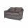  "Кон Панна" диван из искусственного ротанга двухместный, цвет графит, фото 1 