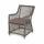  "Латте" плетеное кресло из искусственного ротанга, цвет графит, фото 1 