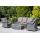  "Гляссе" диван трехместный из искусственного ротанга, цвет графит, фото 6 
