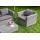  "Капучино" диван из искусственного ротанга (гиацинт) трехместный, цвет серый, фото 11 