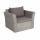  "Капучино" кресло из искусственного ротанга (гиацинт), цвет серый, фото 3 