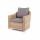  "Кон Панна" кресло из искусственного ротанга (гиацинт), цвет соломенный, фото 3 