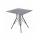  "Конте" интерьерный стол из HPL 63x63см, цвет "серый гранит", фото 1 