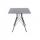  "Конте" интерьерный стол из HPL 63x63см, цвет "серый гранит", фото 2 
