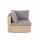  "Лунго" модуль диванный угловой с подушками, цвет соломенный (гиацинт), фото 2 
