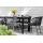  "Венето" обеденный стол из HPL 160х80см, цвет "серый гранит", каркас черный, фото 10 