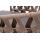  "Диего" стул плетеный из роупа, каркас из стали коричневый (RAL8016) муар, роуп коричневый круглый, ткань серая, фото 6 