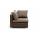 "Лунго" модуль диванный угловой с подушками, цвет коричневый (гиацинт), фото 2 