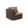  "Лунго" модуль диванный угловой с подушками, цвет коричневый (гиацинт), фото 3 