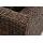  "Лунго" трансформирующийся диван из искусственного ротанга (гиацинт), цвет коричневый, фото 9 
