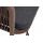  "Марсель" стул барный плетеный из роупа, каркас из стали коричневый (RAL8016) муар, роуп коричневый круглый, ткань темно-серая, фото 5 