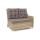  "Бергамо" плетеный левый модуль дивана, цвет соломенный, фото 3 