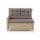  "Бергамо" плетеный правый модуль дивана, цвет соломенный, фото 3 