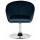  Кресло дизайнерское DOBRIN EDISON, синий велюр (1922-20), фото 6 