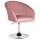 Кресло дизайнерское DOBRIN EDISON, розовый велюр (1922-16), фото 1 