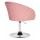  Кресло дизайнерское DOBRIN EDISON, розовый велюр (1922-16), фото 4 