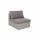  "Лунго" модуль диванный прямой с подушками, цвет cерый (гиацинт), фото 1 